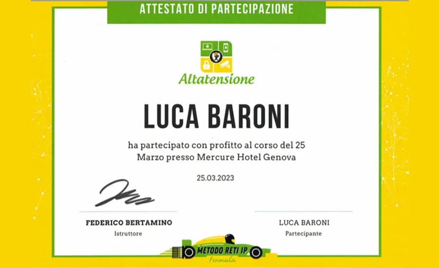 Metodo Reti IP — Altatensione