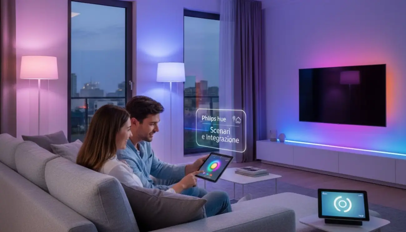 Illuminazione Smart (Philips Hue e Simili): Controllo, Scenari e Integrazione.